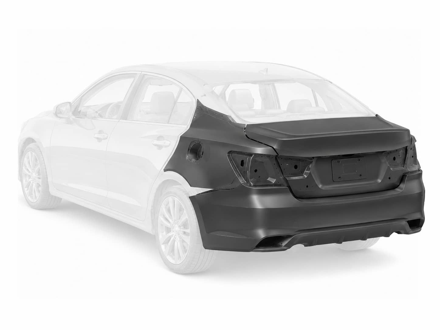 Exterior rear body parts